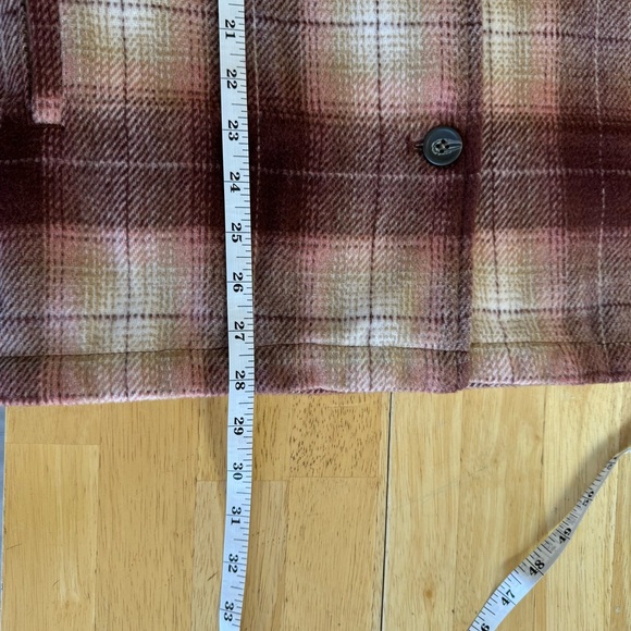 WORKSHOP Oversized Flannel Shacket Jacket Heavy Size XL/XXL - Picture 9 of 11